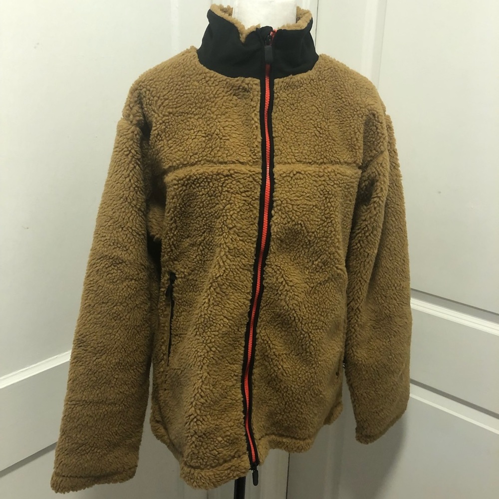 Back country nwt full zip Sherpa ladies coat size large